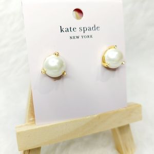 🎀 Kate Spade rise and shine pearl earrings